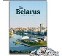 Jigsaw Puzzles for Teenagers 1000 Jigsaws Visit Belarus Educational Games Home Decoration for Is Ideal As A Gift for The Whole Family (38x52cm) 1000pcs