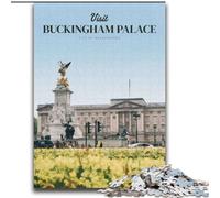 Jigsaw Puzzles for Teenagers 1000 Jigsaws Visit Buckingham Palace,Family Entertainment Toys Is Ideal As A Gift for The Whole Family 38x52cm