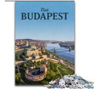 Jigsaw Puzzles for Teenagers 1000 Jigsaws Visit Budapest,Family Entertainment Toys Is Ideal As A Gift for The Whole Family 50x75cm