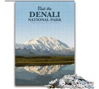 Jigsaw Puzzles for Teenagers 1000 Jigsaws Visit Denali Educational Games Home Decoration for Is Ideal As A Gift for The Whole Family (38x52cm) 1000pcs