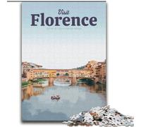Jigsaw Puzzles for Teenagers 1000 Jigsaws Visit Florence Educational Games Home Decoration for Is Ideal As A Gift for The Whole Family (38x52cm) 1000pcs