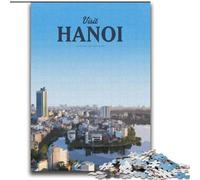 Jigsaw Puzzles for Teenagers 1000 Jigsaws Visit Hanoi Educational Games Home Decoration for Is Ideal As A Gift for The Whole Family (38x52cm) 1000pcs