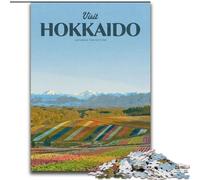 Jigsaw Puzzles for Teenagers 1000 Jigsaws Visit Hokkaido Educational Games Home Decoration for Is Ideal As A Gift for The Whole Family (26x38cm) 1000pcs