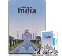 Jigsaw Puzzles for Teenagers 1000 Jigsaws Visit India,Educational Games Home Decoration Birthday Present,Gifts,Wall Art (75x50cm)