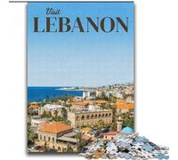 Jigsaw Puzzles for Teenagers 1000 Jigsaws Visit Lebanon Educational Games Home Decoration for Is Ideal As A Gift for The Whole Family (38x52cm) 1000pcs