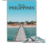 Jigsaw Puzzles for Teenagers 1000 Jigsaws Visit Philippines, Learning Educational Is Ideal As A Gift for The Whole Family 26x38cm