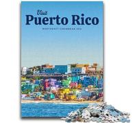 Jigsaw Puzzles for Teenagers 1000 Jigsaws Visit Puerto Rico Help The Brain Exercise Addictive Toys to Cultivate Patience Suitable for Couples (size 50x75cm)