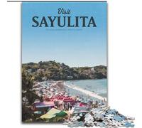 Jigsaw Puzzles for Teenagers 1000 Jigsaws Visit Sayulita Educational Games Home Decoration for Is Ideal As A Gift for The Whole Family (26x38cm) 1000pcs