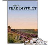 Jigsaw Puzzles for Teenagers 1000 Jigsaws Visit The Peak District Educational Games Home Decoration for Is Ideal As A Gift for The Whole Family (50x75cm) 1000pcs