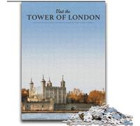 Jigsaw Puzzles for Teenagers 1000 Jigsaws Visit The Tower of London Educational Games Home Decoration for Is Ideal As A Gift for The Whole Family (38x52cm) 1000pcs