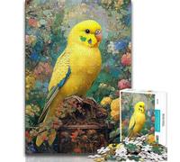 Jigsaw Puzzles for Teenagers 1000 Jigsaws Yellow Parrot,Challenging To Complete But Fun And Humorous Unique Birthday And Gifts (38x26cm)