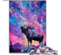 Jigsaw Puzzles for Teenagers 1000 Jungle Moose for Age 14+ Challenging To Complete But Fun And Humorous Great Gifts And Toys (size 50x75cm)