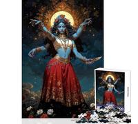 Jigsaw Puzzles for Teenagers 1000 Kali Ma Divine Presence DIY Toys Great Gift for Games Brain Teaser Game Help The Brain Exercise Size 38x52cm