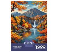 Jigsaw Puzzles for Teenagers 1000 Lake Chuzenji Japan Autumn Landscape Jigsaw Puzzle DIY Toys Difficult Hard Deal As Gifts for The Whole Family 38x26cm/1000pcs