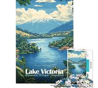 Jigsaw Puzzles for Teenagers 1000 Lake Victoria Landscape Jigsaw Puzzle 1000 Toy Wall Decor A Work of Art Christmas Birthday Gifts (38x52cm)