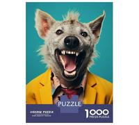 Jigsaw Puzzles for Teenagers 1000 Laughing Hyena Puzzle for Adults Toy Wall Decor Stress Reliever Help The Brain Exercise 52x38cm/1000pcs