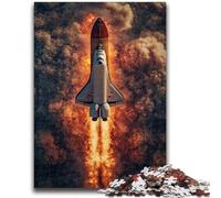 Jigsaw Puzzles for Teenagers 1000 Launching A Rocket Educational Family Game Wall Decoration Unique Birthday And Xmas Gifts 50x75cm