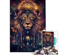 Jigsaw Puzzles for Teenagers 1000 Lion of The Cosmos 1000 Piece Jigsaw Impossible Game Great Gifts And Toys Stress Reliever (Size 38x26cm)