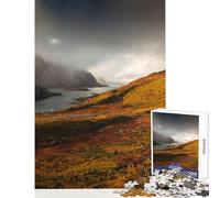 Jigsaw Puzzles for Teenagers 1000 Lofoten Archipelago Norway Jigsaw Puzzles 1000 Toy Wall Decor Gifts For Birthdays Precision Cutting (38x26cm)