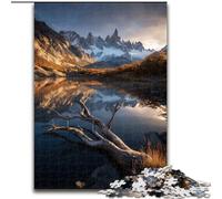 Jigsaw Puzzles for Teenagers 1000 Los Glaciares in Chile, Toys Educational Games Stress Relieving Unique Home Decor And Gifts (Size 50x75cm)