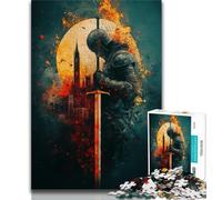 Jigsaw Puzzles for Teenagers 1000 Magical Knight Teenager Puzzles,Challenging Game for Is Ideal As A Gift for The Whole Family 26x38cm