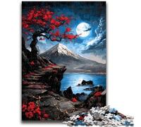 Jigsaw Puzzles for Teenagers 1000 Magical Mount Fuji 1000 Piece Puzzle,Learning Educational Toys Family Games Gifts for Friends And Family (50x75cm)