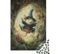 Jigsaw Puzzles for Teenagers 1000 Magical Mouse Adventure Puzzle for Adults Toy Wall Decor Stress Reliever Help The Brain Exercise 70x50cm/1000pcs