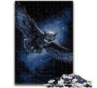 Jigsaw Puzzles for Teenagers 1000 Magical Owl 1000 Pieces for Teenagers,Interesting Stress Reduction Parent-child Interaction (50x75cm)