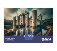 Jigsaw Puzzles for Teenagers 1000 Medieval Castle Reflection Jigsaw Fun Games Perfect Decoration Deal As Gifts for The Whole Family 70x50cm/1000pcs