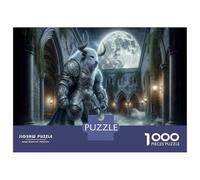 Jigsaw Puzzles for Teenagers 1000 Medieval Fantasy Beast Armor Adult Puzzles Brain Teaser Game Perfect Decoration Deal As Gifts for The Whole Family 52x38cm/1000pcs