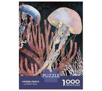 Jigsaw Puzzles for Teenagers 1000 Metallic Coral Jigsaws for Adults Brain Teaser Game Presents for Women Unique Birthday And Gifts 52x38cm/1000pcs