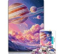 Jigsaw Puzzles for Teenagers 1000 Milky Way Jupiter Adult Jigsaw,Challenging Family Activity Games DIY Toy for Home Wall Decor Gifts (size 75x50cm)
