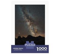 Jigsaw Puzzles for Teenagers 1000 Milky Way Over Mountains Jigsaw for Adults Family Games Pattern Assembly Help The Brain Exercise 52x38cm/1000pcs