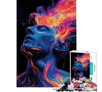 Jigsaw Puzzles for Teenagers 1000 Mind Ablaze Jigsaw Puzzle 1000 Toy Wall Decor A Work of Art Christmas Birthday Gifts (38x52cm)