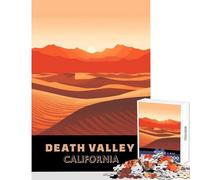 Jigsaw Puzzles for Teenagers 1000 Mojave Death Valley Art Puzzle For Teenagers Hand Speed Race Every Piece Is Unique - Birthday And Unique Gifts (50x75cm)