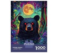 Jigsaw Puzzles for Teenagers 1000 Moonlit Bear's Realm Jigsaw Fun Games Perfect Decoration Deal As Gifts for The Whole Family 70x50cm/1000pcs
