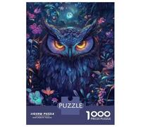 Jigsaw Puzzles for Teenagers 1000 Moonlit Owl's Gaze Puzzle for Adults Anti-Stress Toys Difficult Hard Deal As Gifts for The Whole Family 70x50cm/1000pcs