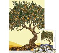 Jigsaw Puzzles for Teenagers 1000 Mosaic Olive Tree Art Hands-on Game Suitable for Couples Home Decoration Toys Unique Birthday And Xmas Gifts (38x52cm)