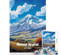 Jigsaw Puzzles for Teenagers 1000 Mount Ararat Landscape Hands-on Game Suitable for Couples Home Decoration Toys Unique Birthday And Xmas Gifts (38x52cm)