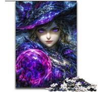 Jigsaw Puzzles for Teenagers 1000 Mysterious Witch, Toy Intellectual Game Enhance Love between Couples for Ages 14+ (Size 26x38cm)