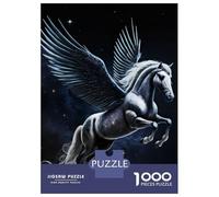 Jigsaw Puzzles for Teenagers 1000 Mystic Dark Horse Adult Puzzles Hands-on Game Pattern Assembly Deal As Gifts for The Whole Family 38x26cm/1000pcs