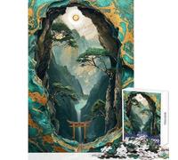 Jigsaw Puzzles for Teenagers 1000 Mystical Kintsugi Passage Hands-on Game Suitable for Couples Home Decoration Toys Unique Birthday And Xmas Gifts (50x75cm)