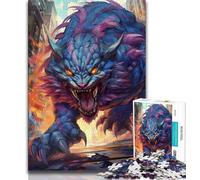 Jigsaw Puzzles for Teenagers 1000 Mythical Giant Tiger Teenager Jigsaw,Educational Stress Relief Toy Gifts for Friends And Family (size 75x50cm)