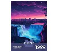 Jigsaw Puzzles for Teenagers 1000 Niagara Falls Night View Jigsaw Puzzle DIY Toys Difficult Hard Deal As Gifts for The Whole Family 52x38cm/1000pcs