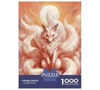 Jigsaw Puzzles for Teenagers 1000 Nine Tailed Kitsune Adult Jigsaw Puzzle Relax Games Difficult Challenge Unique Birthday And Gifts 52x38cm/1000pcs