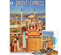 Jigsaw Puzzles for Teenagers 1000 Orient Express Exact Cut Play Brain Teaser Gift Calm Play Time Xmas Art Gift (38x26cm)
