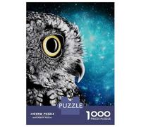 Jigsaw Puzzles for Teenagers 1000 Owl Galaxy Jigsaws for Adults Brain Teaser Game Presents for Women Unique Birthday And Gifts 52x38cm/1000pcs