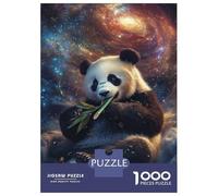 Jigsaw Puzzles for Teenagers 1000 Panda in Cosmos-9 Jigsaw Fun Games Perfect Decoration Deal As Gifts for The Whole Family 38x26cm/1000pcs