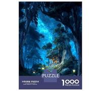 Jigsaw Puzzles for Teenagers 1000 Path of Lanterns And Stars Adult Puzzles Hands-on Game Pattern Assembly Deal As Gifts for The Whole Family 52x38cm/1000pcs