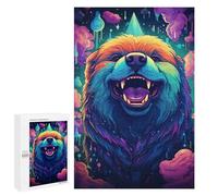Jigsaw Puzzles for Teenagers 1000 PCS Colorful Bear Illustration-2 Jigsaw Puzzles for Teenagers Enhance Memory for Birthday, Chrismas Beautiful Design Game 1000 PCS